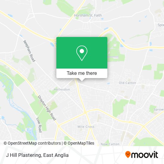 J Hill Plastering map