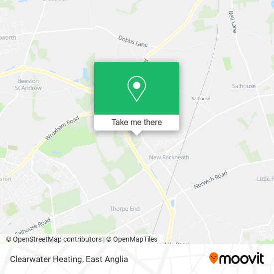 Clearwater Heating map
