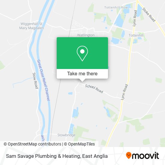Sam Savage Plumbing & Heating map