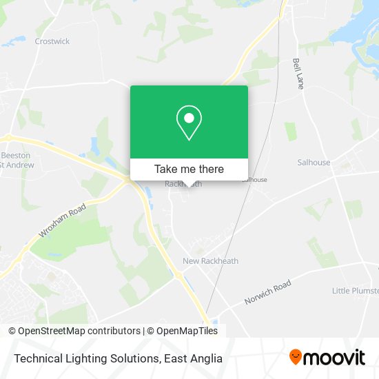 Technical Lighting Solutions map