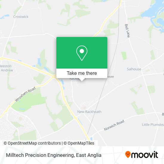 Milltech Precision Engineering map