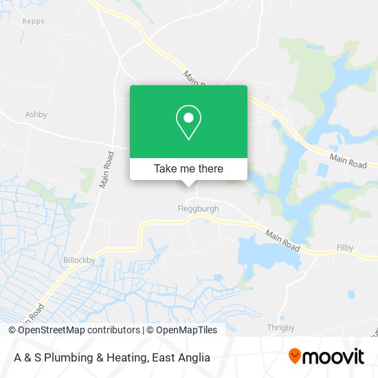 A & S Plumbing & Heating map