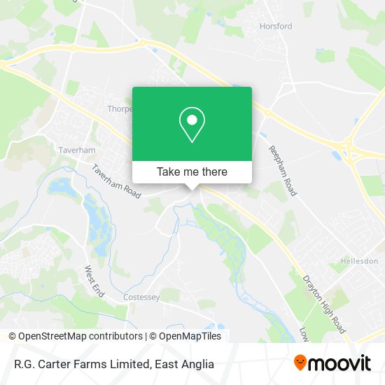 R.G. Carter Farms Limited map