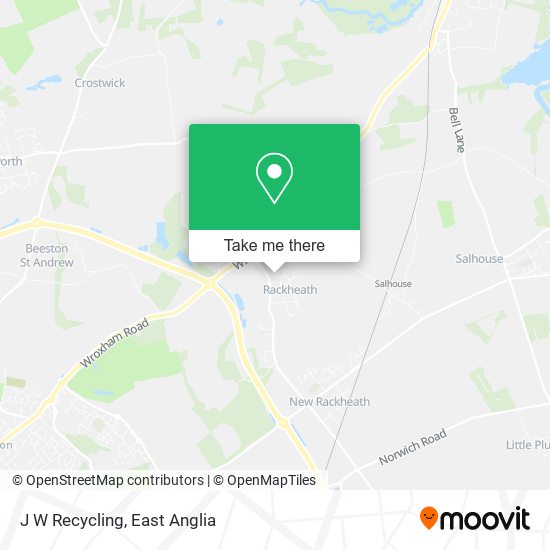 J W Recycling map