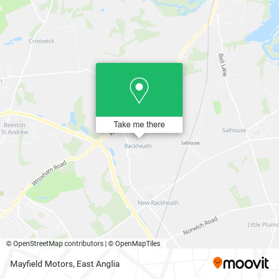 Mayfield Motors map