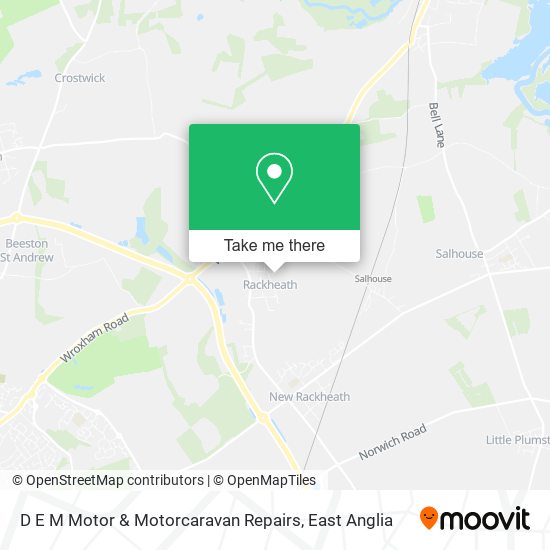 D E M Motor & Motorcaravan Repairs map
