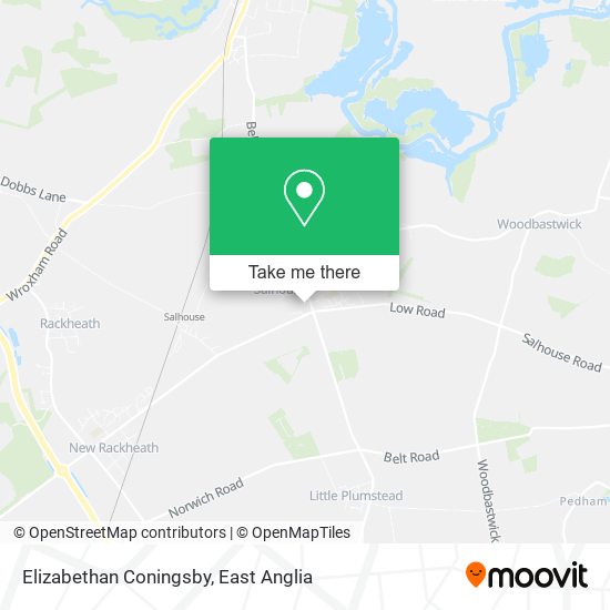 Elizabethan Coningsby map