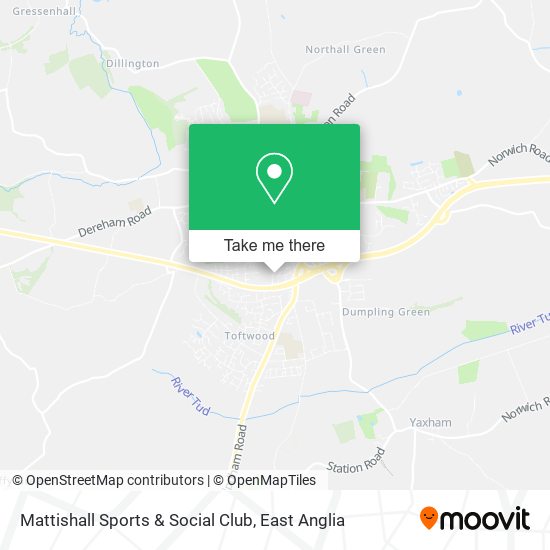 Mattishall Sports & Social Club map