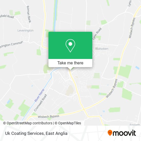 Uk Coating Services map
