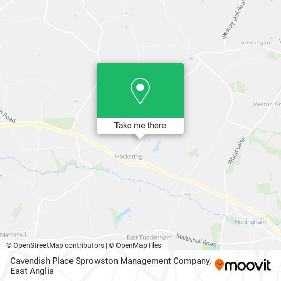 Cavendish Place Sprowston Management Company map