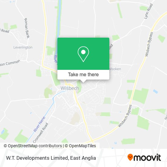 W.T. Developments Limited map