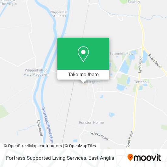 Fortress Supported Living Services map