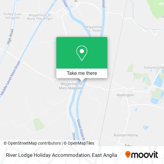 River Lodge Holiday Accommodation map