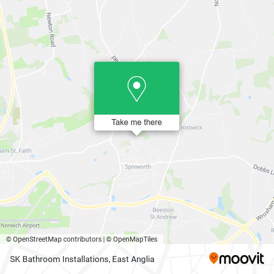 SK Bathroom Installations map