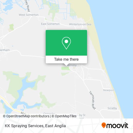 KK Spraying Services map