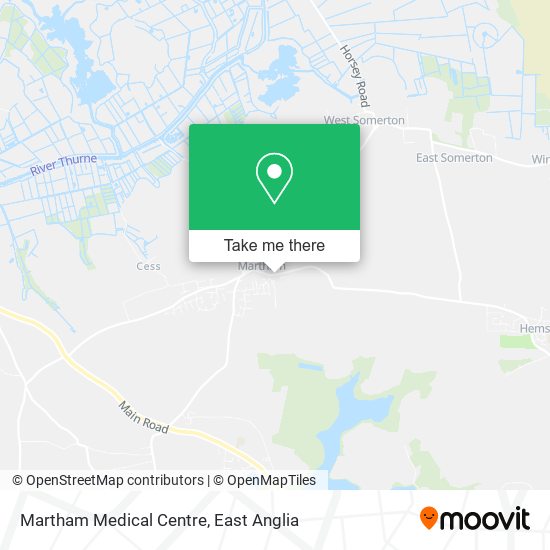 Martham Medical Centre map