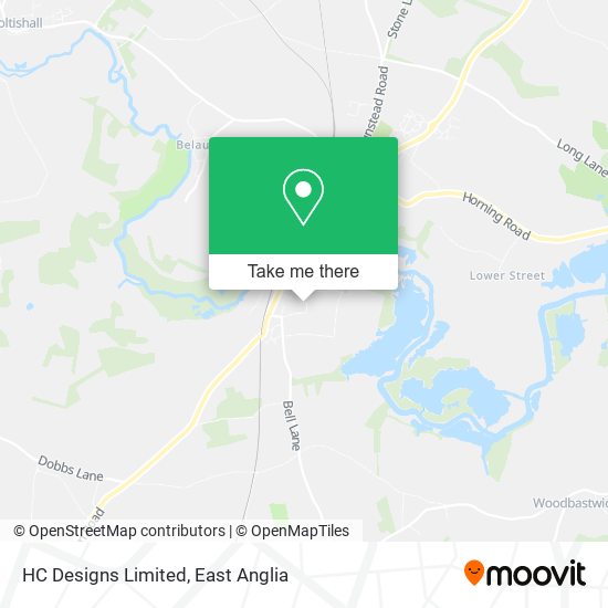 HC Designs Limited map