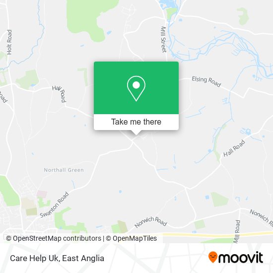 Care Help Uk map