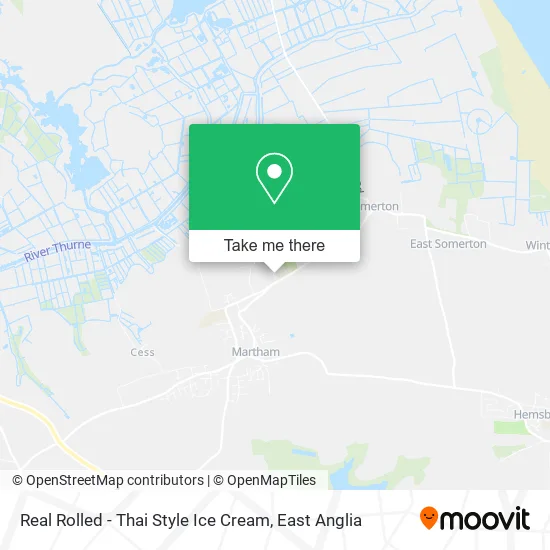 Real Rolled - Thai Style Ice Cream map