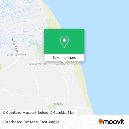 Starboard Cottage map