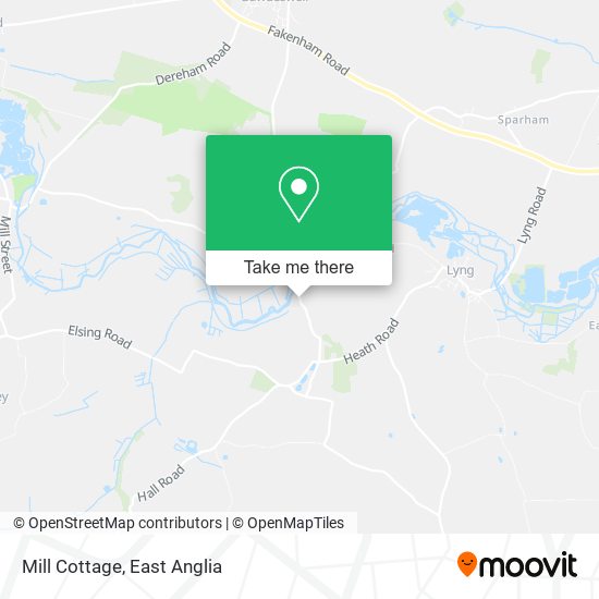 Mill Cottage map