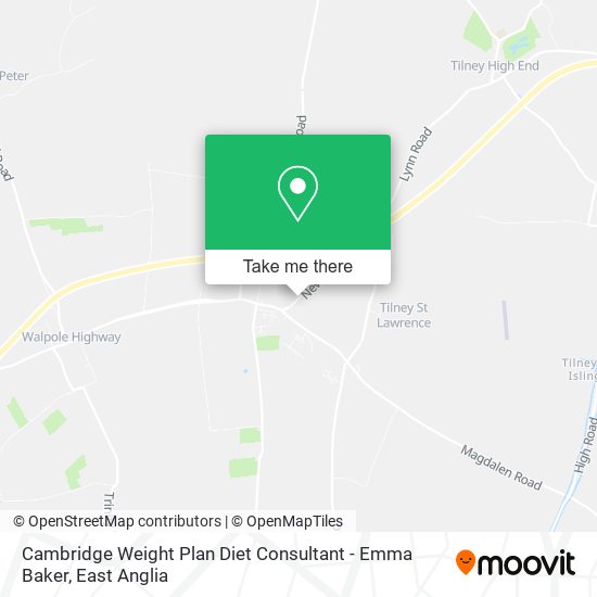 Cambridge Weight Plan Diet Consultant - Emma Baker map