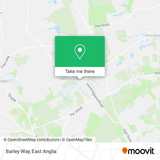 Barley Way map