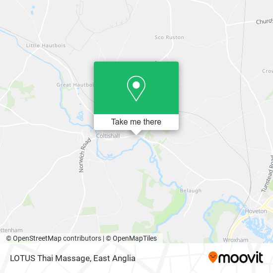 LOTUS Thai Massage map