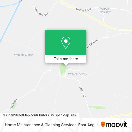 Home Maintenance & Cleaning Services map