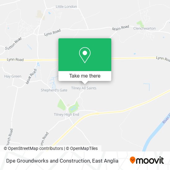 Dpe Groundworks and Construction map