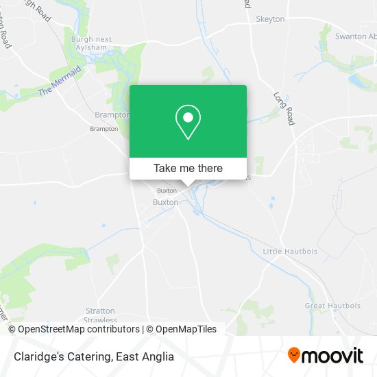 Claridge's Catering map