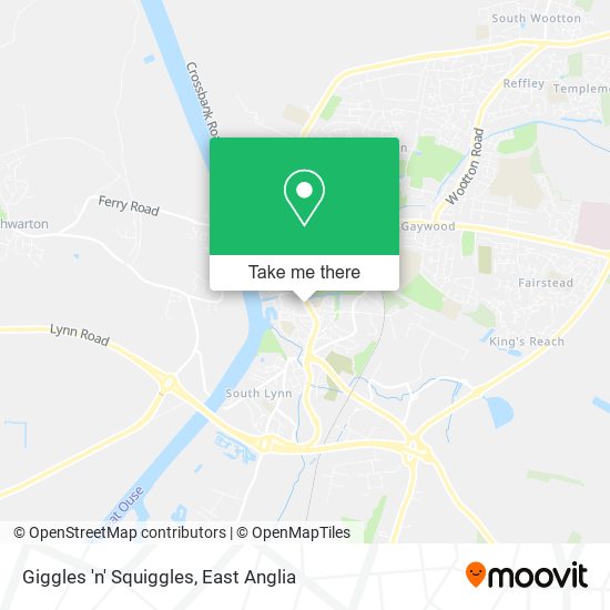 Giggles 'n' Squiggles map