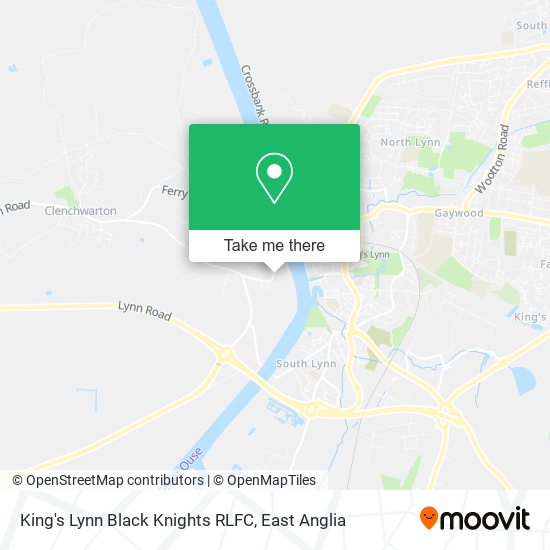 King's Lynn Black Knights RLFC map