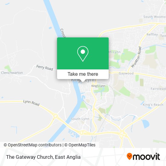 The Gateway Church map