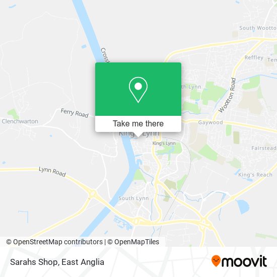 Sarahs Shop map
