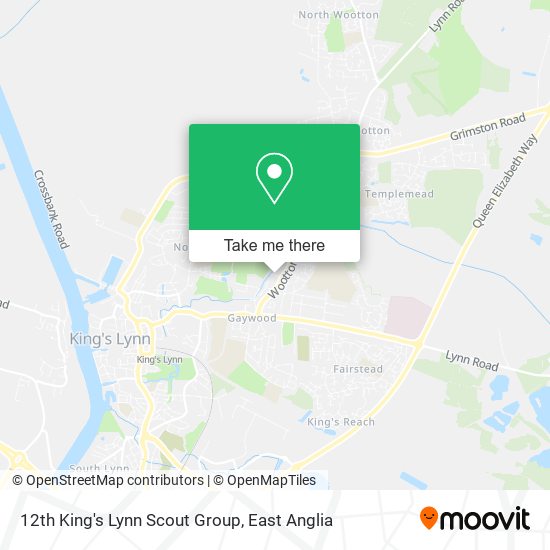 12th King's Lynn Scout Group map