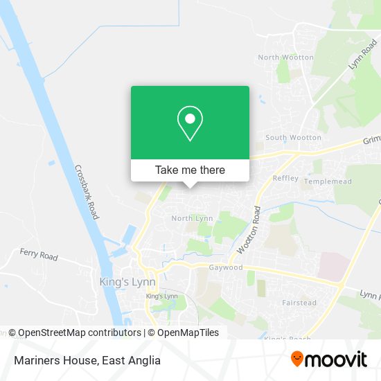 Mariners House map