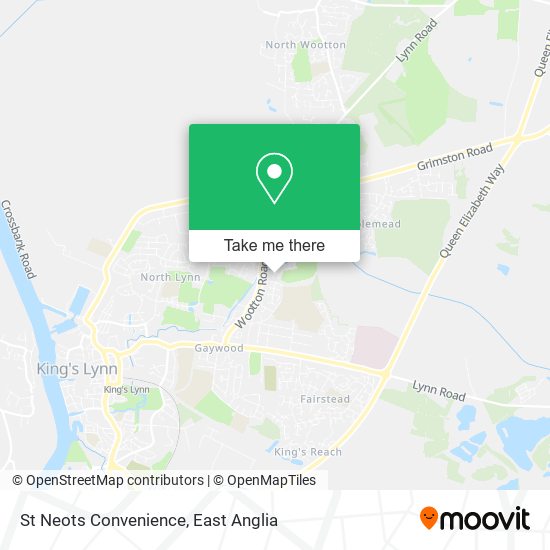 St Neots Convenience map
