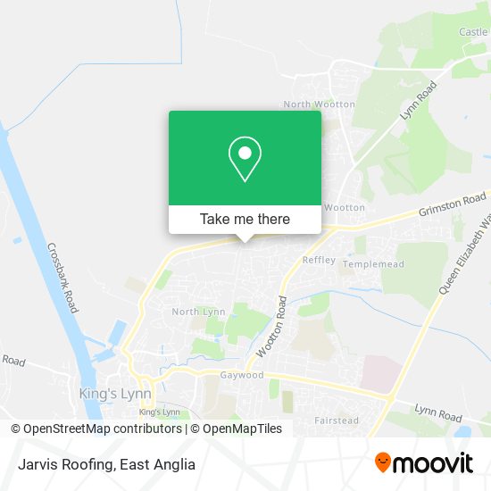 Jarvis Roofing map