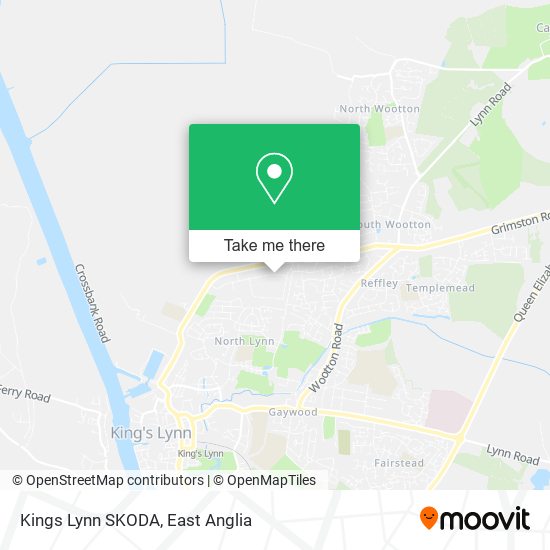 Kings Lynn SKODA map