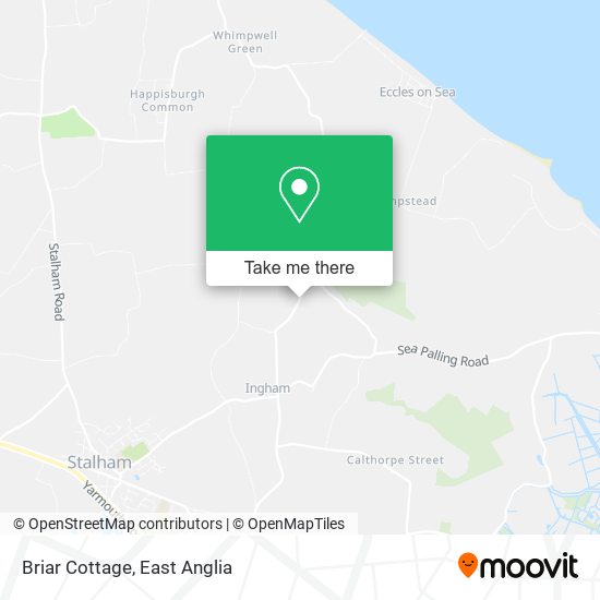 Briar Cottage map