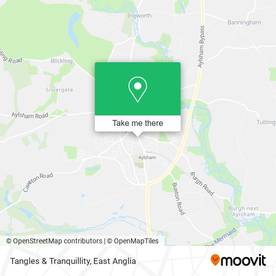 Tangles & Tranquillity map