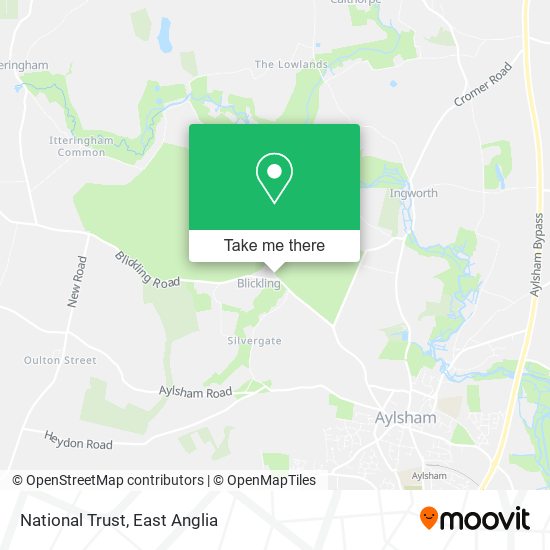 National Trust map