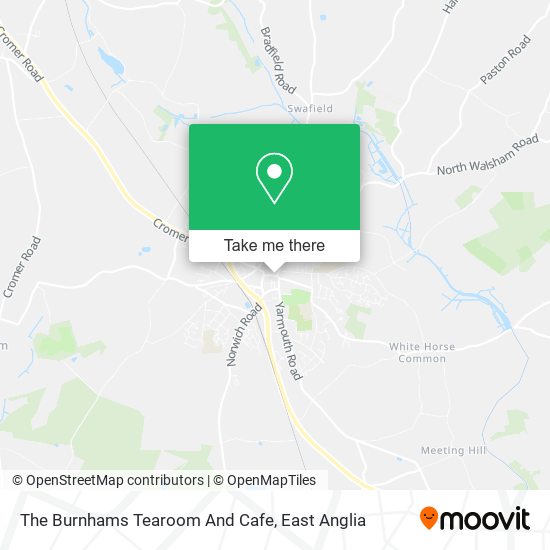 The Burnhams Tearoom And Cafe map