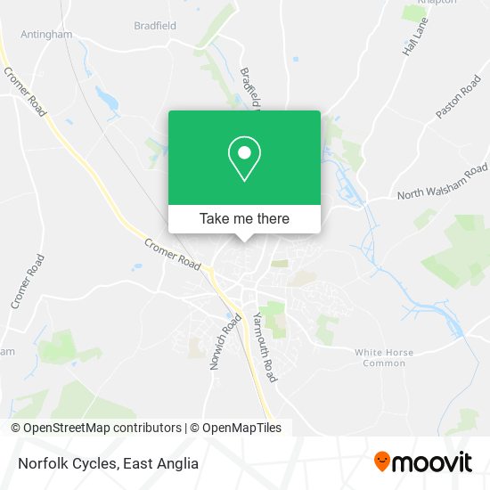 Norfolk Cycles map
