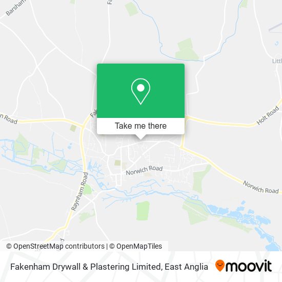 Fakenham Drywall & Plastering Limited map