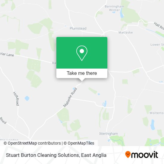 Stuart Burton Cleaning Solutions map
