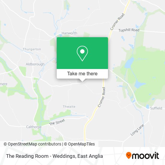 The Reading Room - Weddings map