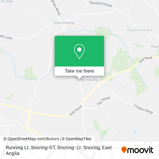 Running Lt. Snoring-GT. Snoring- Lt. Snoring map