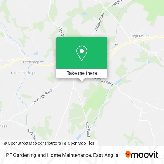 PF Gardening and Home Maintenance map